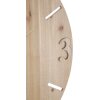 Mauro Ferretti reloj de pared Wordy Ø 60x3,5 cm natural negro