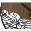 Mauro Ferretti reloj de pared esfera de madera Ø 60x2 cm marrón negro