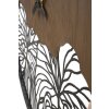 Mauro Ferretti reloj de pared esfera de madera Ø 60x2 cm marrón negro
