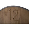 Mauro Ferretti reloj de pared super esfera de madera Ø 60x2 cm marrón negro