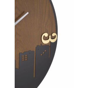 Mauro Ferretti reloj de pared city Ø 60x2 cm negro...