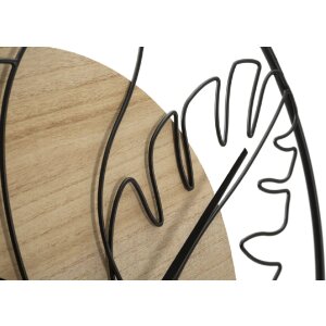 Mauro Ferretti reloj de pared Elegant Ø 60x2 cm marrón negro