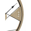 Mauro Ferretti reloj de pared Diseño geométrico Ø 60x2,5 cm marrón negro