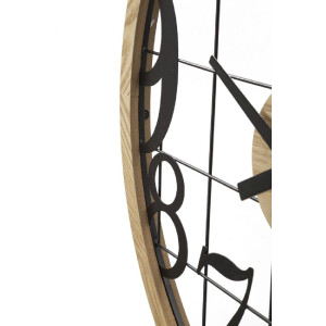 Mauro Ferretti reloj de pared números Ø 60x2,5 cm negro marrón