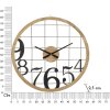 Mauro Ferretti reloj de pared números Ø 60x2,5 cm negro marrón
