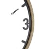 Mauro Ferretti reloj de pared soportes Ø 60x2,5 cm negro marrón