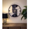 Mauro Ferretti reloj de pared soportes Ø 60x2,5 cm negro marrón