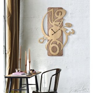 Mauro Ferretti reloj de pared Wolly 70x4.4x93 cm natural
