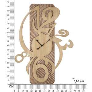 Mauro Ferretti reloj de pared Wolly 70x4.4x93 cm natural