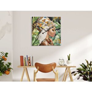 Mauro Ferretti reloj de pared Kloe 60x4,5x60 cm multicolor
