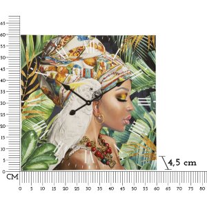 Mauro Ferretti reloj de pared Kloe 60x4,5x60 cm multicolor