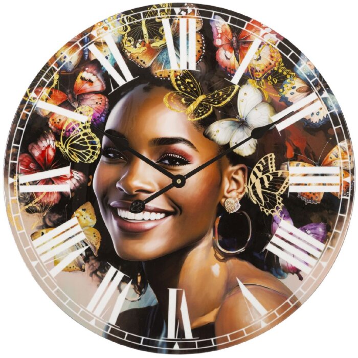 Mauro Ferretti reloj de pared Kourt Ø 60x4,5 cm multicolor