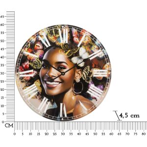 Mauro Ferretti reloj de pared Kourt Ø 60x4,5 cm multicolor