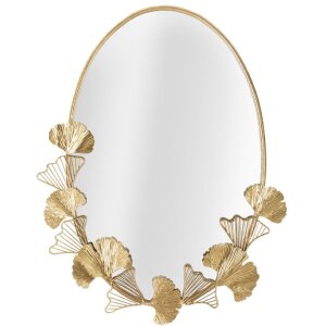 Mauro Ferretti espejo de pared hoja 61,5x3x78 cm oro