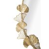 Mauro Ferretti espejo de pared hoja 61,5x3x78 cm oro