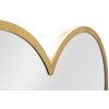 Espejo de pared Mauro Ferretti doble corazón 65x2x50 cm oro