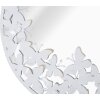 Espejo de pared Mauro Ferretti blanco mariposa Ø 62,5x2,3 cm blanco