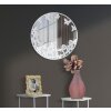 Espejo de pared Mauro Ferretti blanco mariposa Ø 62,5x2,3 cm blanco