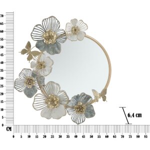 Espejo de pared Mauro Ferretti Amy 63x6,4x70,5 cm multicolor