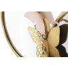 Espejo de pared Mauro Ferretti Doble Farfalle Rosa 81x3x52,5 cm oro rosa