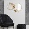 Espejo de pared Mauro Ferretti Doble Farfalle Rosa 81x3x52,5 cm oro rosa