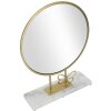 Espejo de mesa Mauro Ferretti mariposa 30x9x39,5 cm mármol dorado