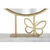 Espejo de mesa Mauro Ferretti mariposa 30x9x39,5 cm mármol dorado
