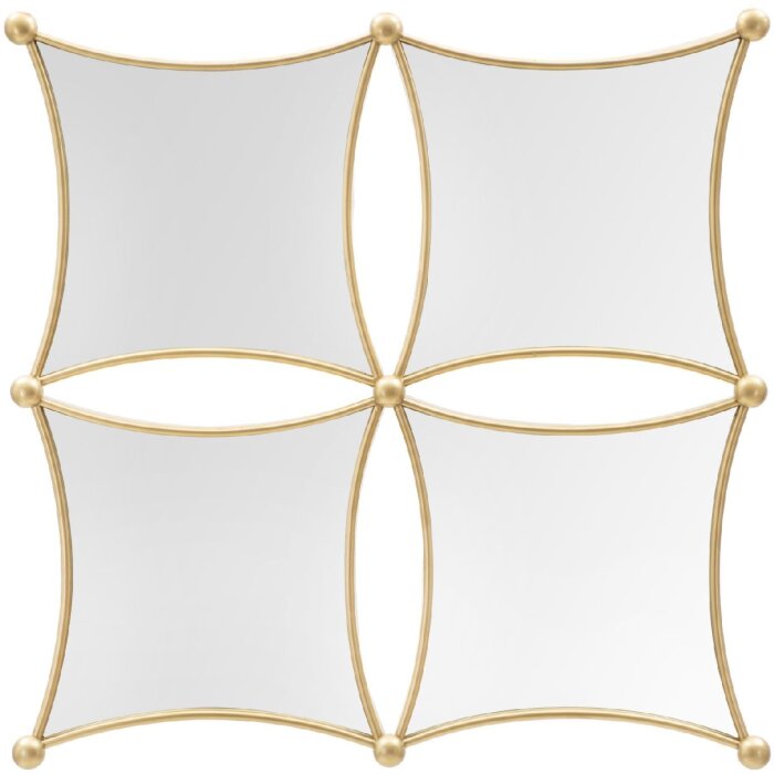 Espejo de pared Mauro Ferretti Jalo 68x3,5x68 cm oro