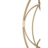 Espejo de pared Mauro Ferretti Valencia Ø 60x3 cm marrón