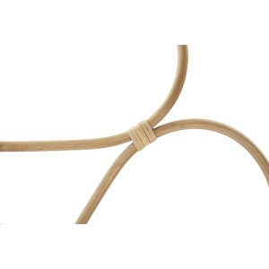 Espejo de pared Mauro Ferretti Almería Ø 65,5x3 cm marrón