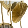 Espejo de pared Mauro Ferretti triple flujo 65x8x88 cm oro