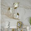 Espejo de pared Mauro Ferretti triple flujo 65x8x88 cm oro