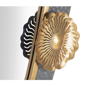 Espejo de pared Mauro Ferretti Art 55,9x5,7x90,8 cm gris...