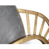 Espejo de pared Mauro Ferretti Art 55,9x5,7x90,8 cm gris dorado