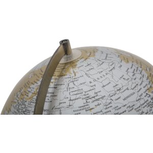 Mauro Ferretti Globo Naranja con luz Ø 25x38 cm oro plata