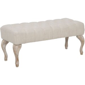 Mauro Ferretti Bank Provenza 97x42x40 cm weiß
