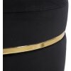 Mauro Ferretti taburete Paris Ø 35x40,5 cm oro negro