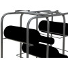 Mauro Ferretti botellero cuadrado 9 plazas 40x23x47,5 cm gris oscuro