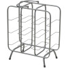 Mauro Ferretti botellero cuadrado 9 plazas 40x23x47,5 cm gris oscuro