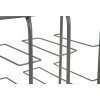 Mauro Ferretti botellero cuadrado 9 plazas 40x23x47,5 cm gris oscuro
