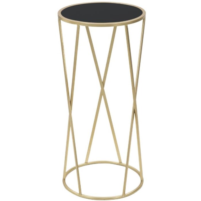Mauro Ferretti mesa teléfono individual Ø 35x75 cm oro negro