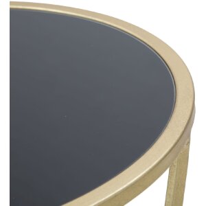 Mauro Ferretti mesa teléfono individual Ø 35x75 cm oro negro