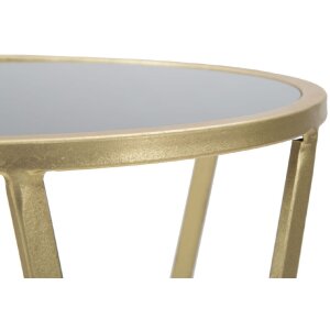 Mauro Ferretti mesa teléfono individual Ø 35x75 cm oro negro