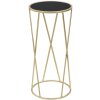 Mauro Ferretti mesa teléfono individual Ø 35x75 cm oro negro