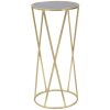 Mauro Ferretti mesa teléfono individual Ø 35x75 cm oro negro