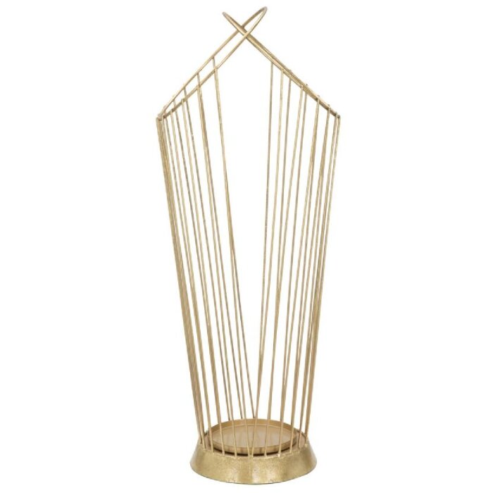 Paragüero Mauro Ferretti Stick 26,5x23x68,5 cm dorado