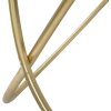 Mesa auxiliar Mauro Ferretti Anillo Ø 60x45 cm oro negro