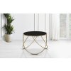 Mesa auxiliar Mauro Ferretti Anillo Ø 60x45 cm oro negro