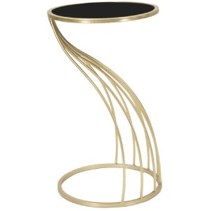 Mauro Ferretti Mesa auxiliar al ras Ø 35x60 cm oro...