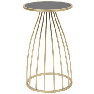 Mauro Ferretti Mesa auxiliar al ras Ø 35x60 cm oro...